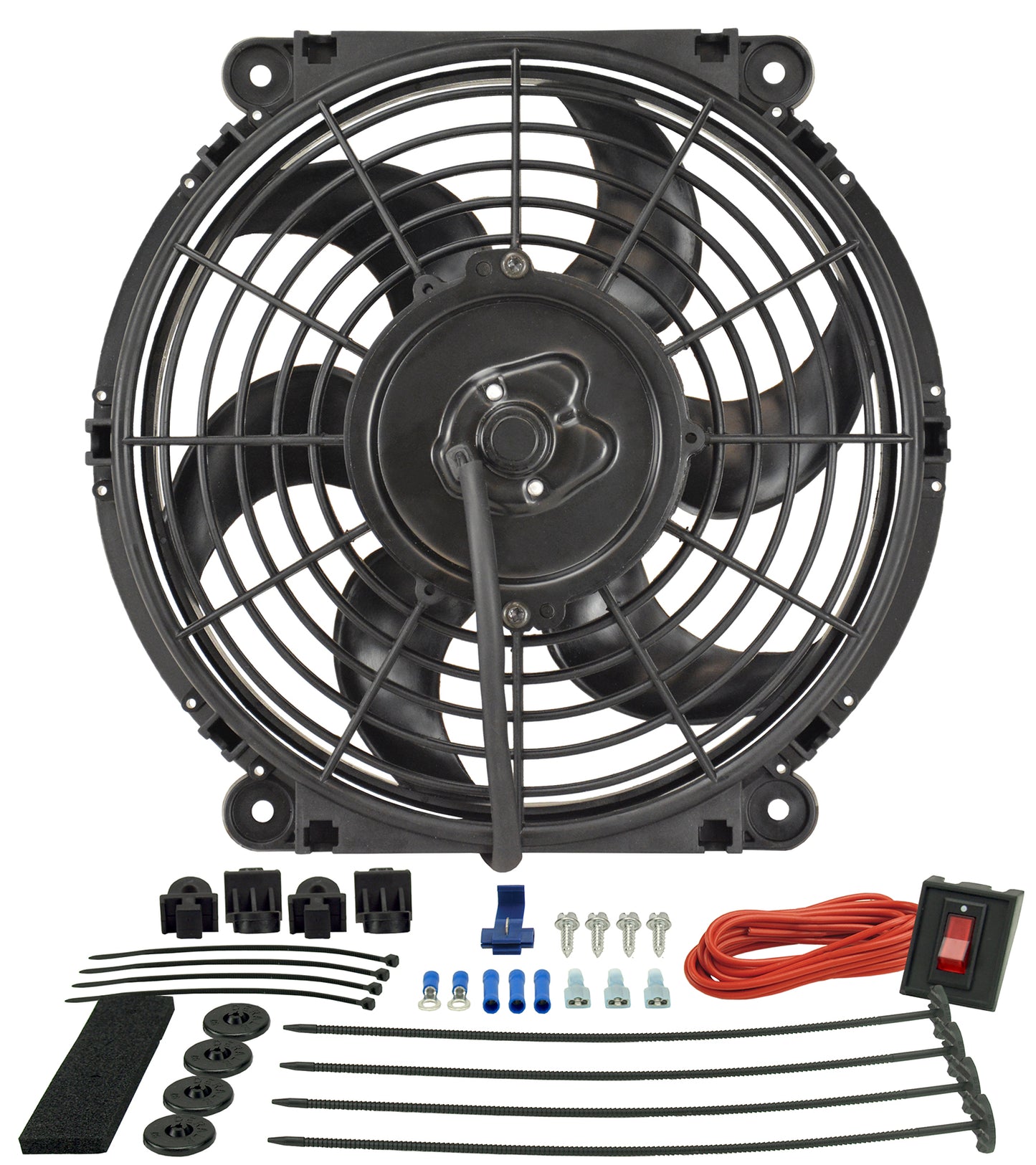 10" Tornado Electric Puller Fan Premium Mounting Kit