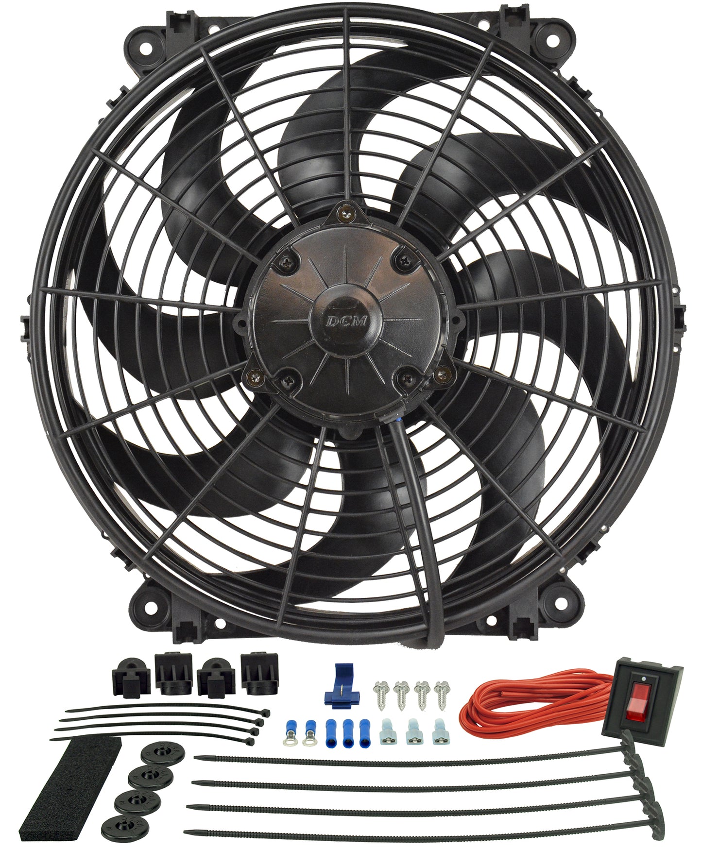 14" Tornado Electric Puller Fan Premium Mounting Kit