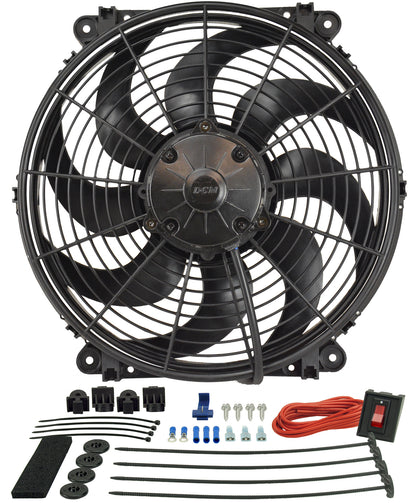 14" Tornado Electric Puller Fan Premium Mounting Kit