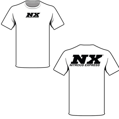 Nitrous Express - LARGE  WHITE T-SHIRT W/ BLACK NX  - 16514