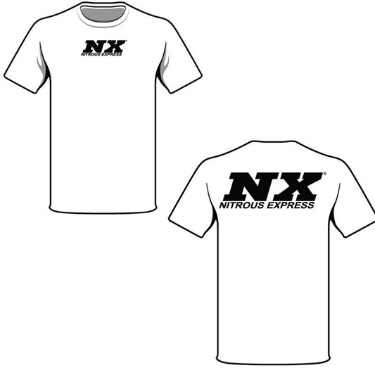 Nitrous Express - LARGE  WHITE T-SHIRT W/ BLACK NX  - 16514