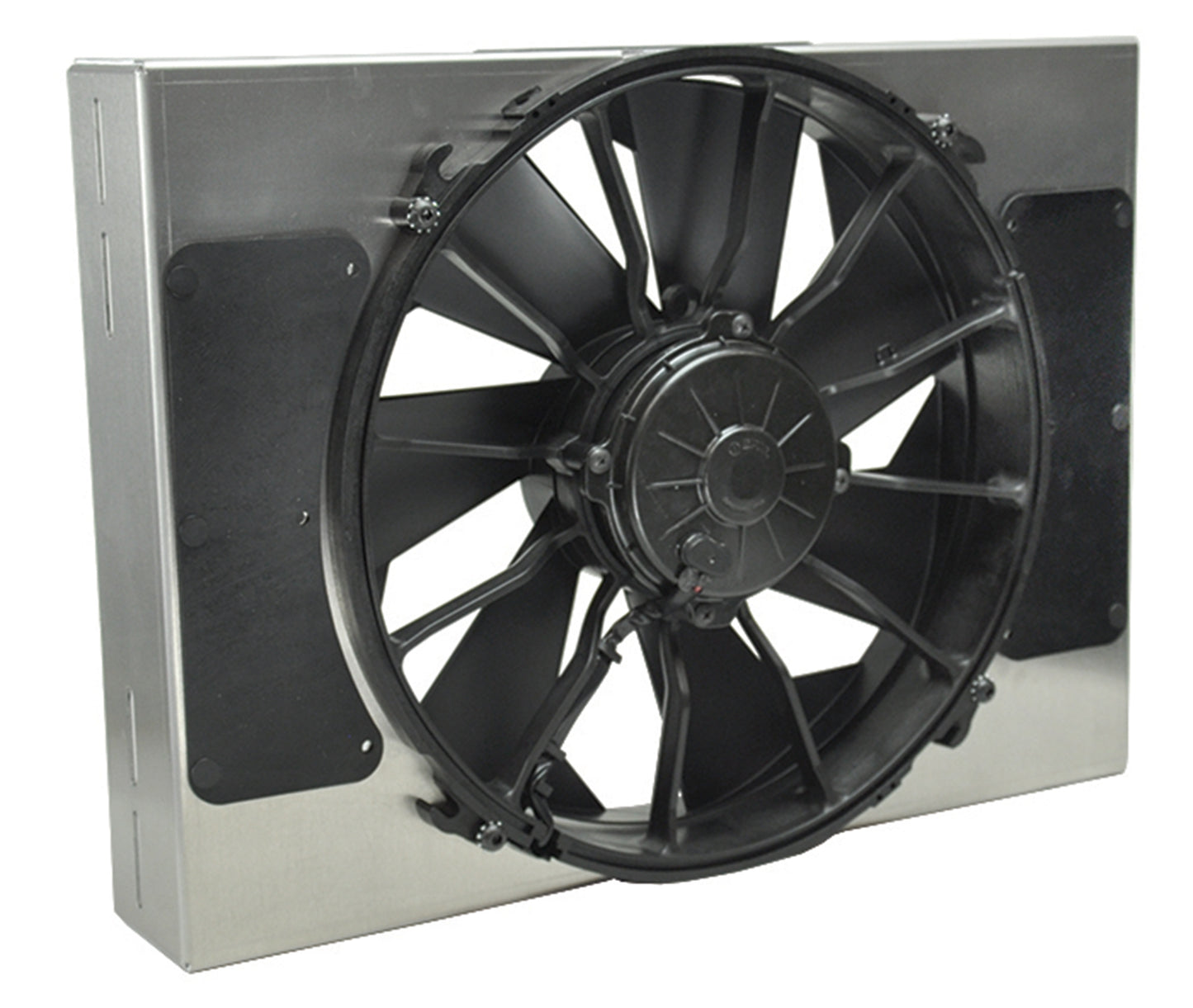 High Output Single 12" Electric RAD Fan/Aluminum Shroud Kit