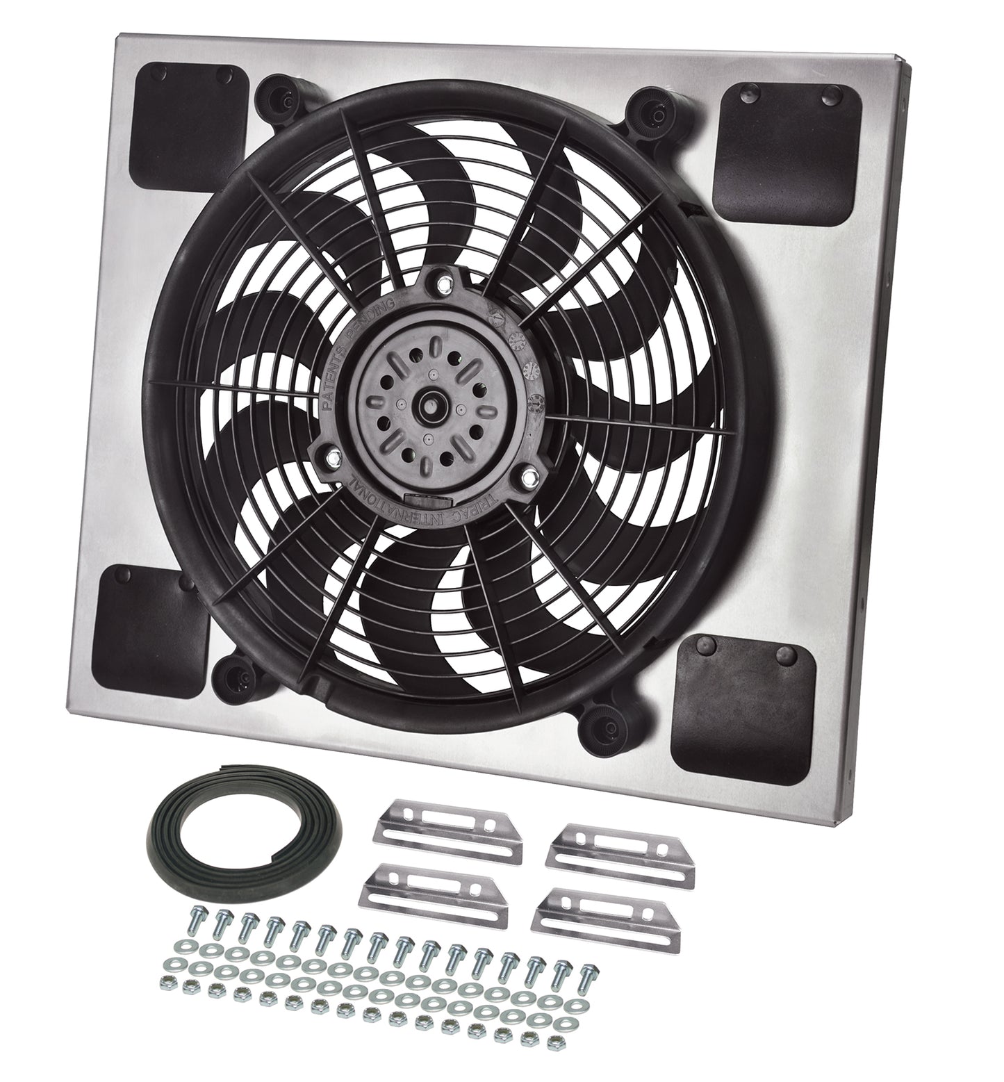Powerpack - High Output Single 14" Electric RAD Fan/Aluminum Shroud Kit