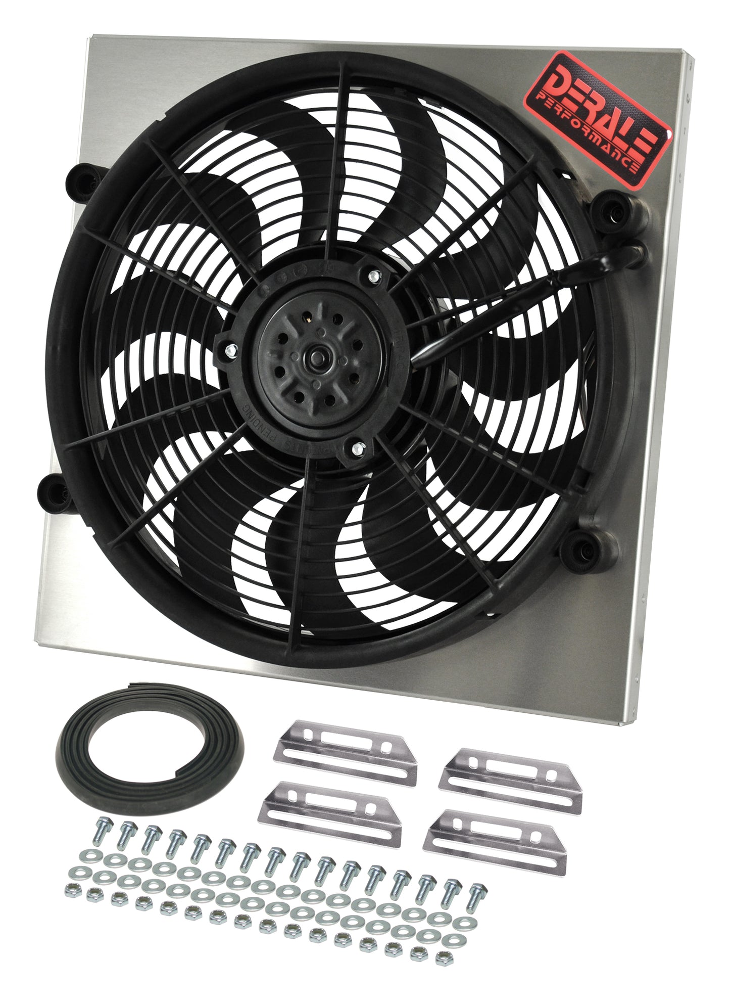 Powerpack - High Output Single 17" Electric RAD Fan/Aluminum Shroud Kit