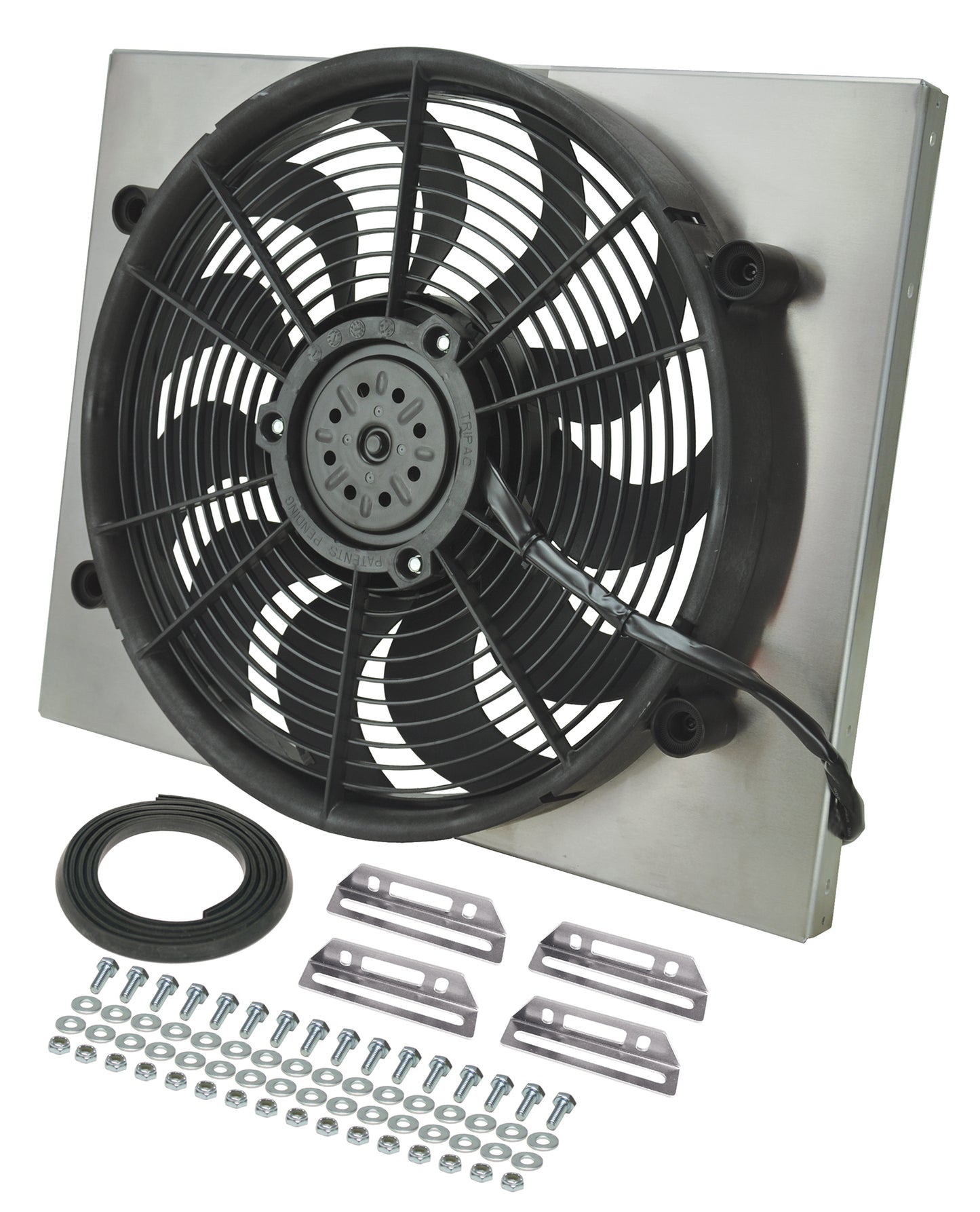 Powerpack - High Output Single 17" Electric RAD Fan/Aluminum Shroud Kit