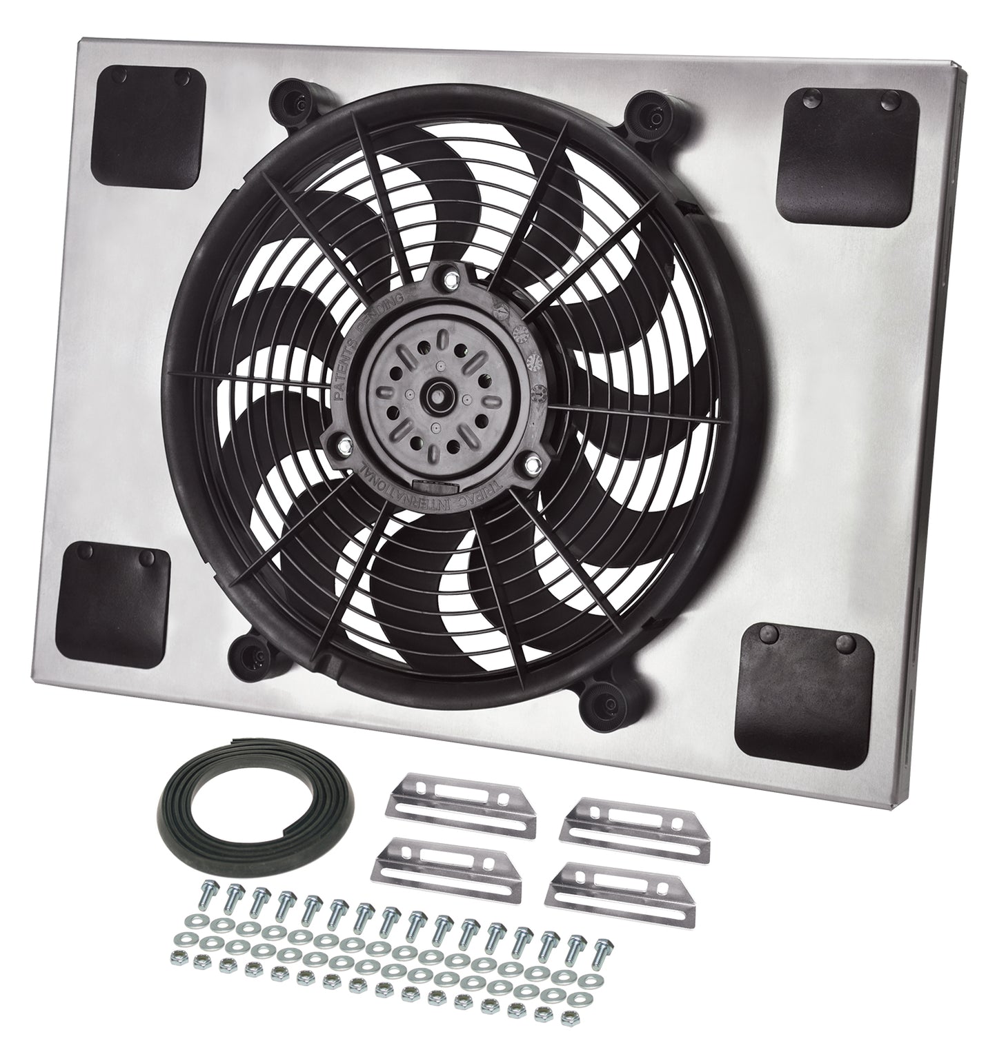 Powerpack - High Output Single 14" Electric RAD Fan/Aluminum Shroud Kit