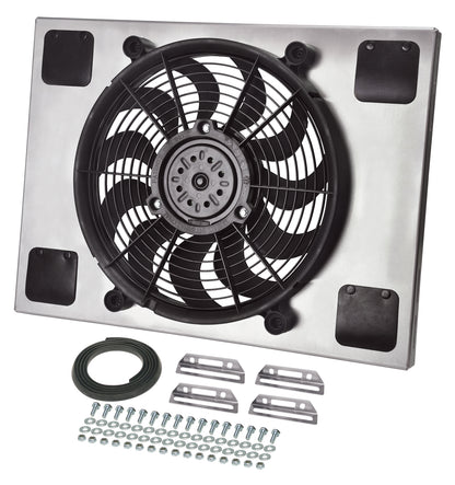 Powerpack - High Output Single 14" Electric RAD Fan/Aluminum Shroud Kit