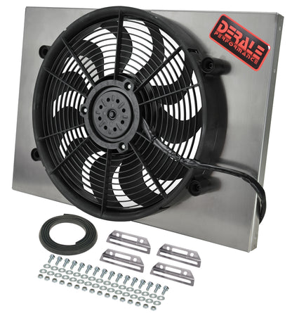 Powerpack - High Output Single 17" Electric RAD Fan/Aluminum Shroud Kit