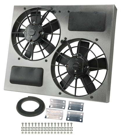 Powerpack - High Output Dual 11" Electric RAD Fan/Aluminum Shroud Kit