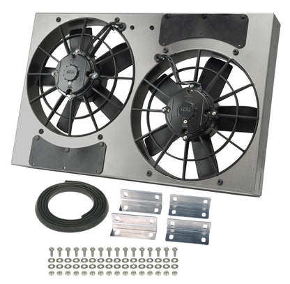Powerpack - High Output Dual 11" Electric RAD Fan/Aluminum Shroud Kit