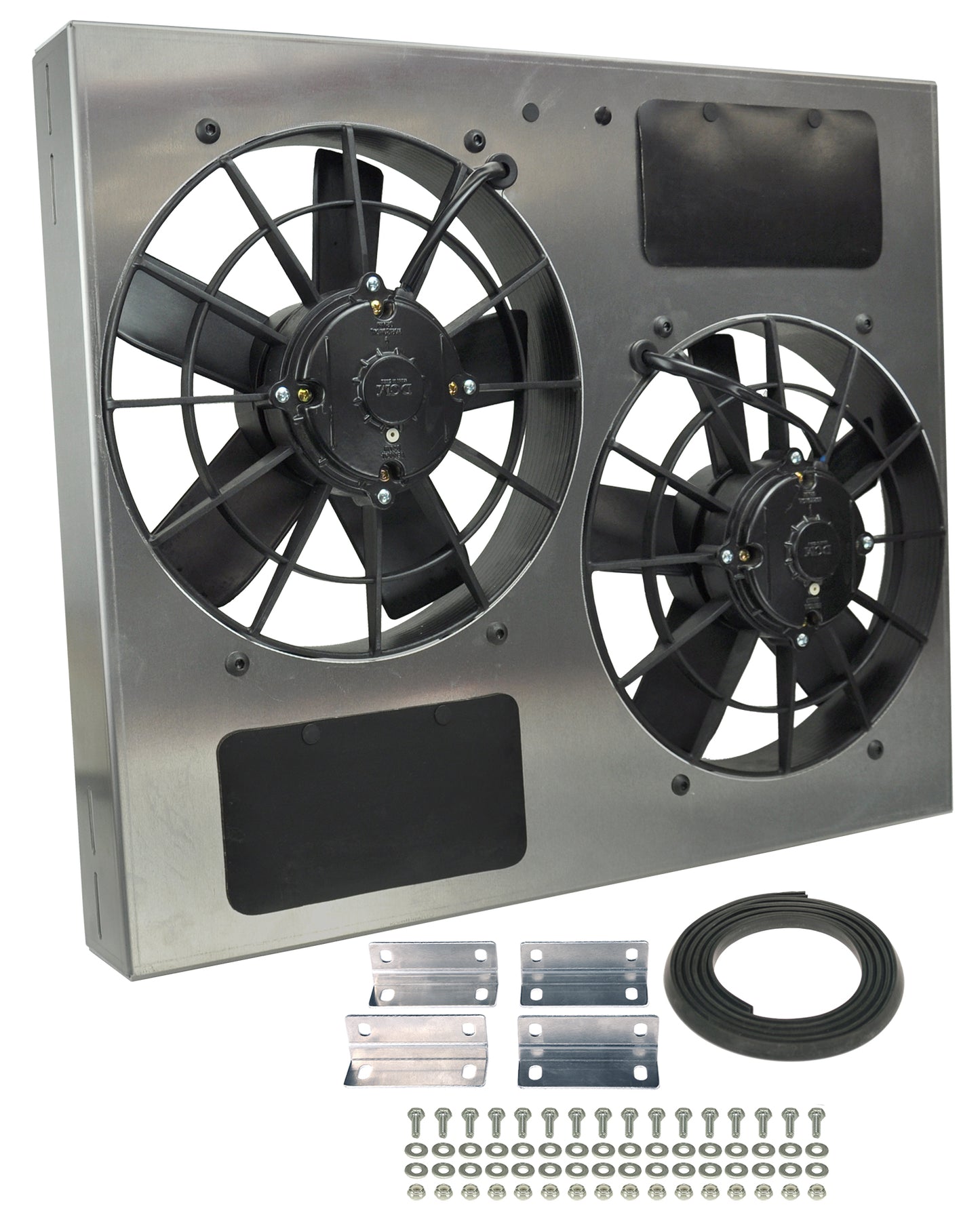 Powerpack - High Output Dual 11" Electric RAD Fan/Aluminum Shroud Kit