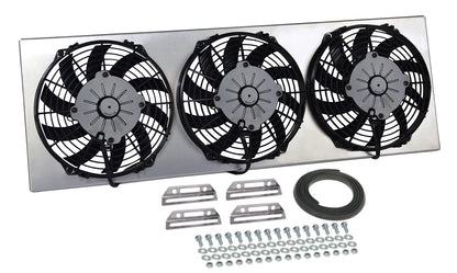 Powerpack - High Output Triple 9" Electric RAD Fan/Aluminum Shroud Kit