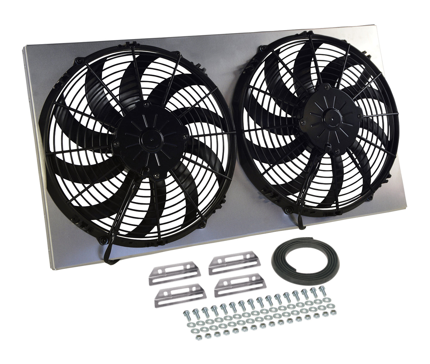 Powerpack - High Output Dual 12" Electric RAD Fan/Aluminum Shroud Kit