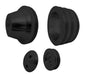 Small Block Ford Pulley Kit - 3" - High Flow - 3V  Late  4 Bolt - Black