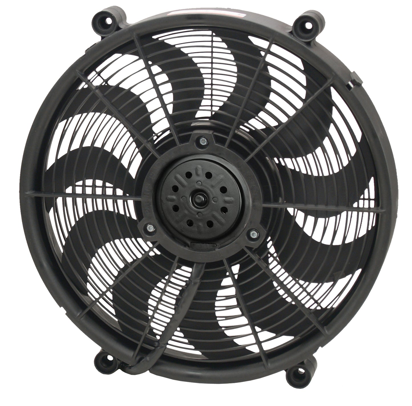 17" High Output Single RAD Pusher/Puller Fan With Standard Mount Kit