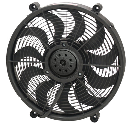 17" High Output Single RAD Pusher/Puller Fan With Standard Mount Kit