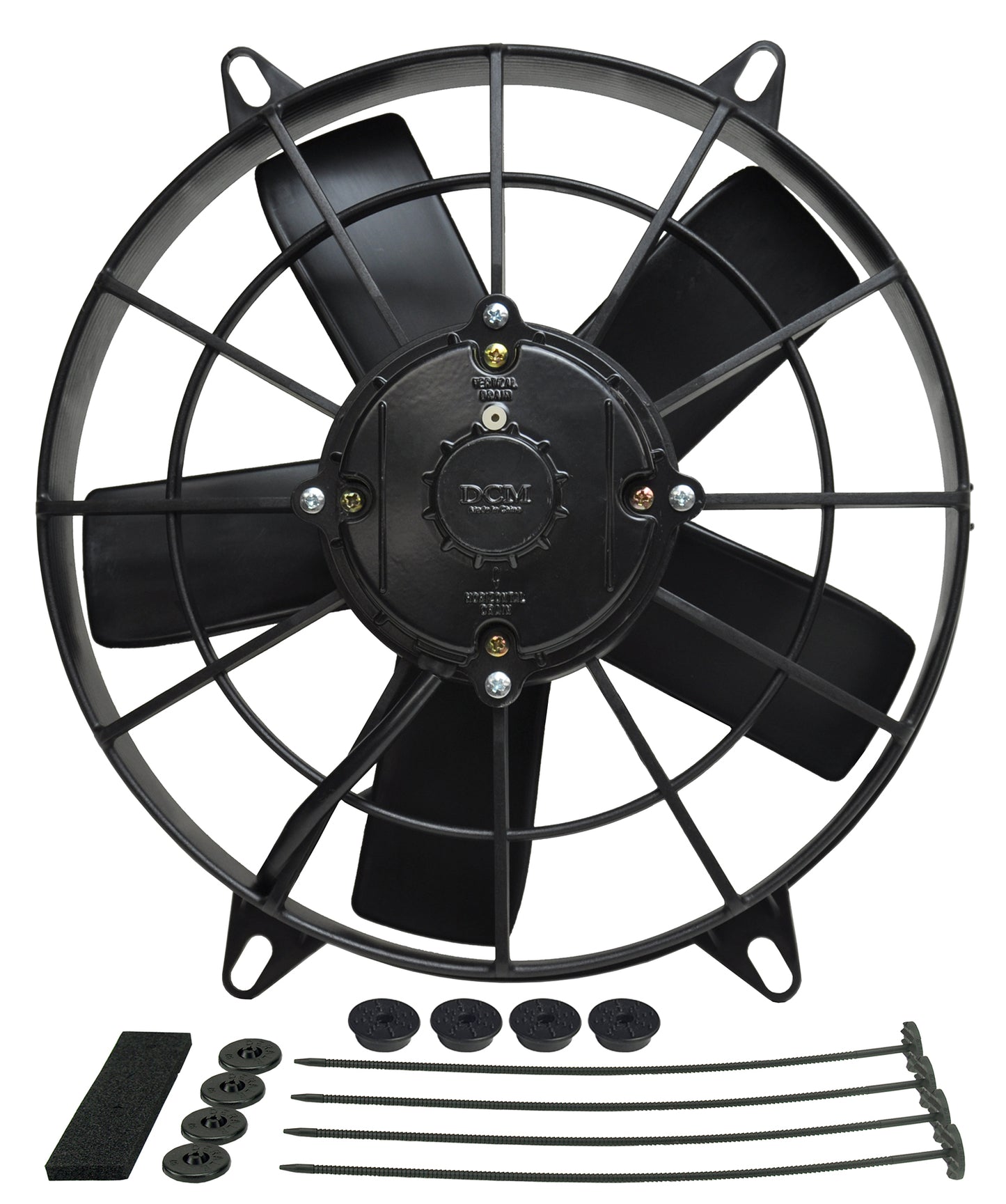 11" High Output Electric Puller Fan With Standard Mount Kit