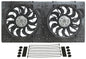 High Output Dual 12" Electric RAD Fan/Plastic Shroud Kit