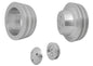 Small Block Ford V-Belt Pulley Kit - 3V - 4 Bolt - Early