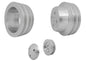 Small Block Ford V-Belt Pulley Kit - 3V - 4 Bolt - Early