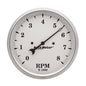 5 In. IN-DASH TACHOMETER 0-8000 RPM OLD-TYME WHITE