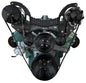 Buick Nailhead Serpentine System - AC & ALT - Black