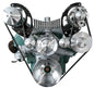 Buick Nailhead Serpentine System - AC & PS - Black Onyx
