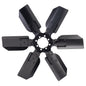 19" Standard Rotation Fan Clutch Fan Black