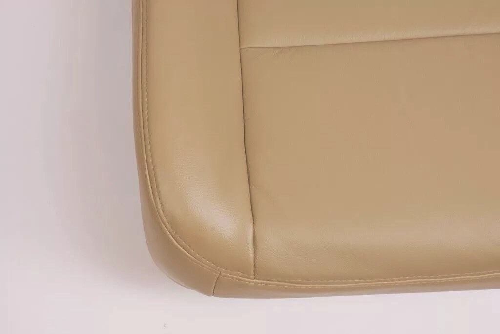 2005 2006 Ford F250 F350 Lariat Driver Bottom Leather Seat Cover TAN