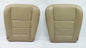 2002-2007 Ford F250 F350 Lariat Driver& Passenger Bottom Leather Seat Cover Tan
