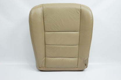2002-2007 Ford F250 F350 Lariat Driver& Passenger Bottom Leather Seat Cover Tan