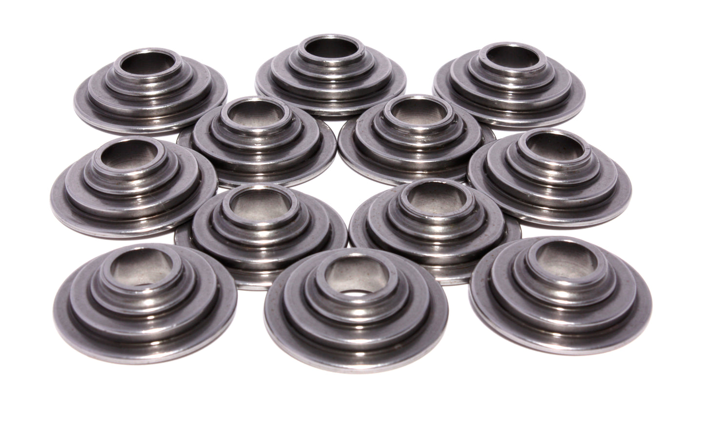 10 Degree Tool Steel Retainer Set Of 12for All Valves W/ 1.250" O.D. Springs