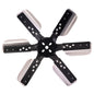 18" Heavy Duty Stainless Steel Reverse Rotation Flex Fan Black Hub