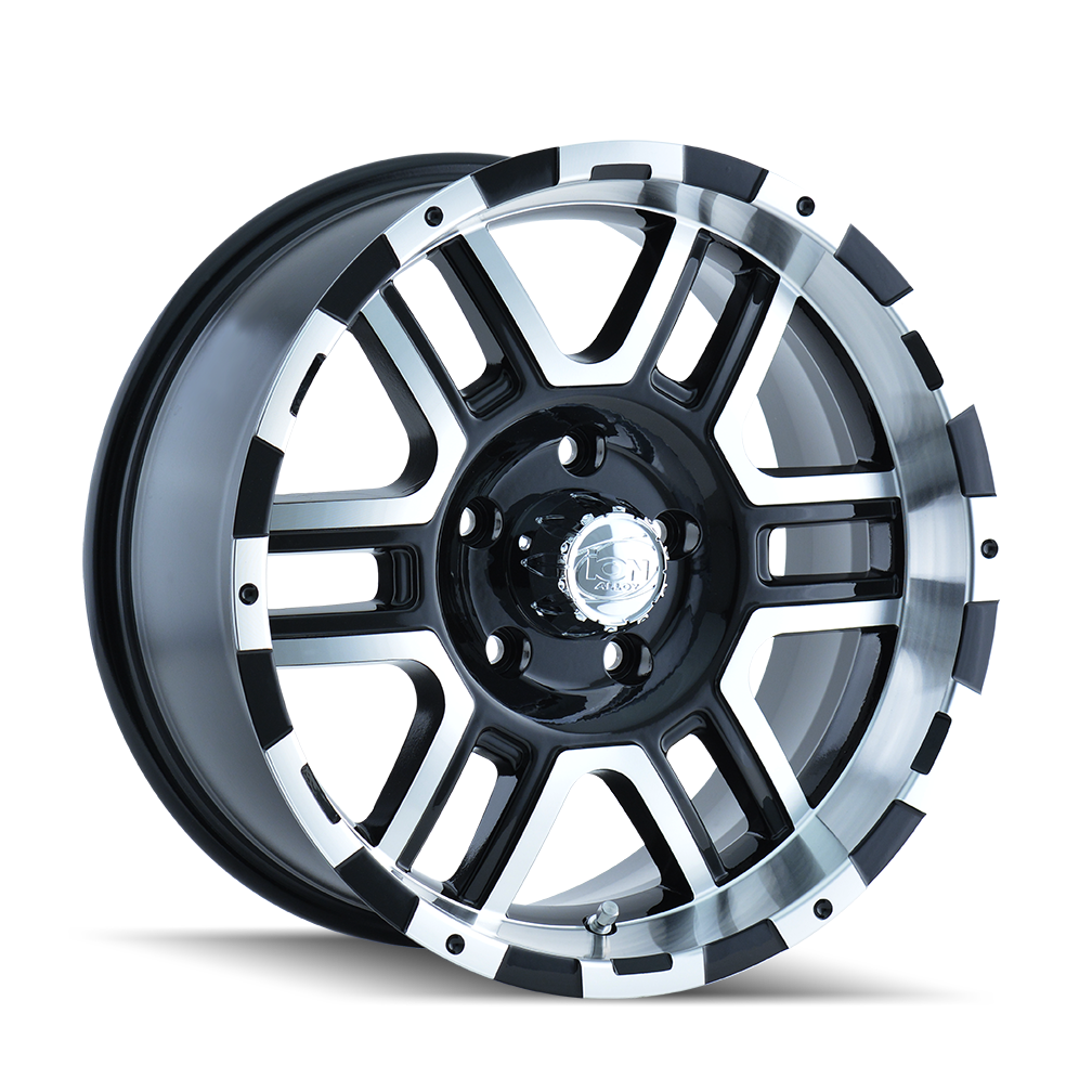 ION 179 SATIN BLACK MACHINED 16X8 5-135 10MM 87MM 179-6835B