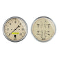 2 PC. GAUGE KIT 5 In. QUAD & SPEEDOMETER 240-33 O ANTIQUE BEIGE
