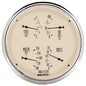 5 In. QUAD GAUGE 100 PSI/100-250 Fahrenheit/8-18V/240-33 O ANTIQUE BEIGE