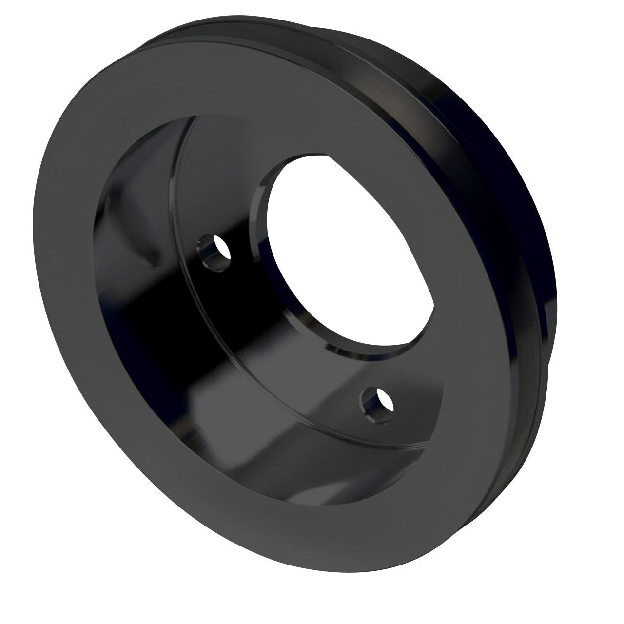 Big Block Ford V-Belt Crankshaft Pulley  Black (1V)