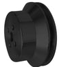 Big Block Ford V-Belt High Flow Water Pump Pulley - 1V - 4 Bolt - Black