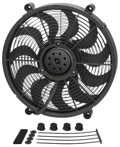17" High Output Single RAD Pusher/Puller Fan With Standard Mount Kit
