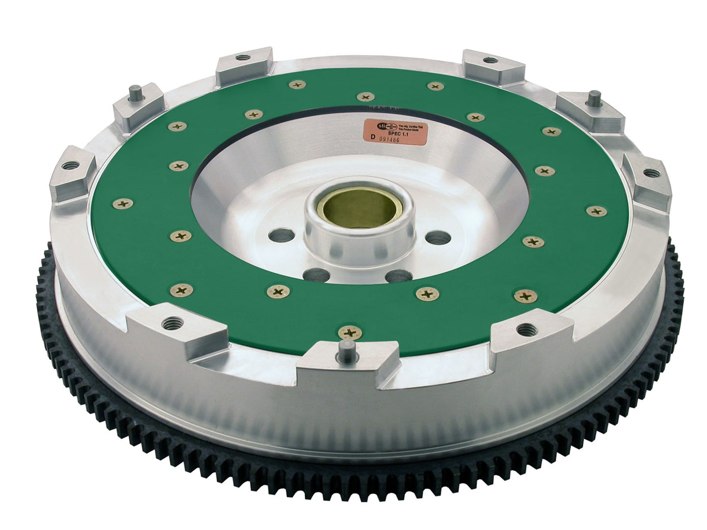 Fidanza Flywheel-Aluminum PC F18; High Performance; Lightweight With Replaceable Friction