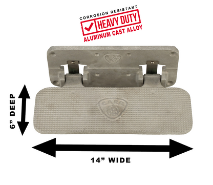 CARR  - 190005 - Mega Step; Flat Mount; XM4 Mechanical Matte Finish; Single