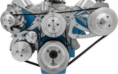 Ford FE Serpentine System - PS & AC