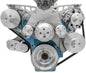 Ford FE Pro-Track Serpentine System - AC & PS