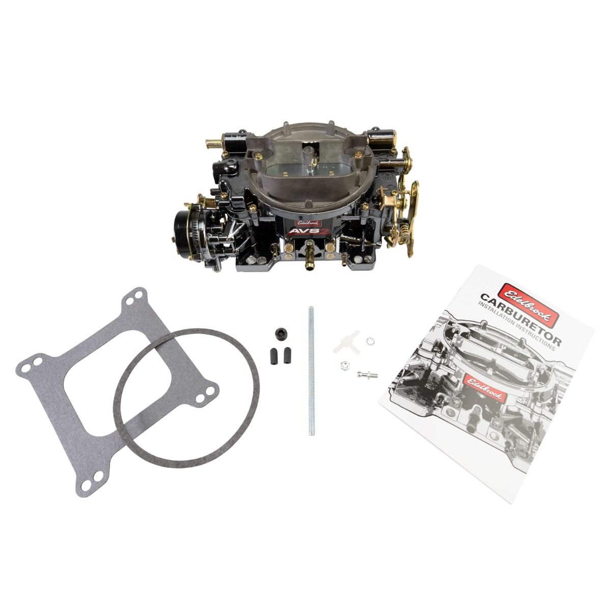 Edelbrock AVS2 650 CFM Carburetor #1906-BP Electric Choke  Black Plasma Finish