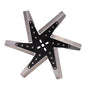 17" High Performance Stainless Steel Standard Rotation Flex Fan Black Hub