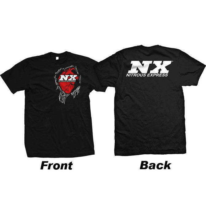 Nitrous Express - LARGE I HEART NX BLACK T-SHIRT - 19118L