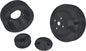 Ford FE V-Belt Pulley Kit - 2V - Black - High Flow