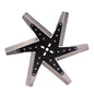 17" High Performance Stainless Steel Reverse Rotation Flex Fan Black Hub