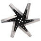 18" High Performance Stainless Steel Reverse Rotation Flex Fan Black Hub