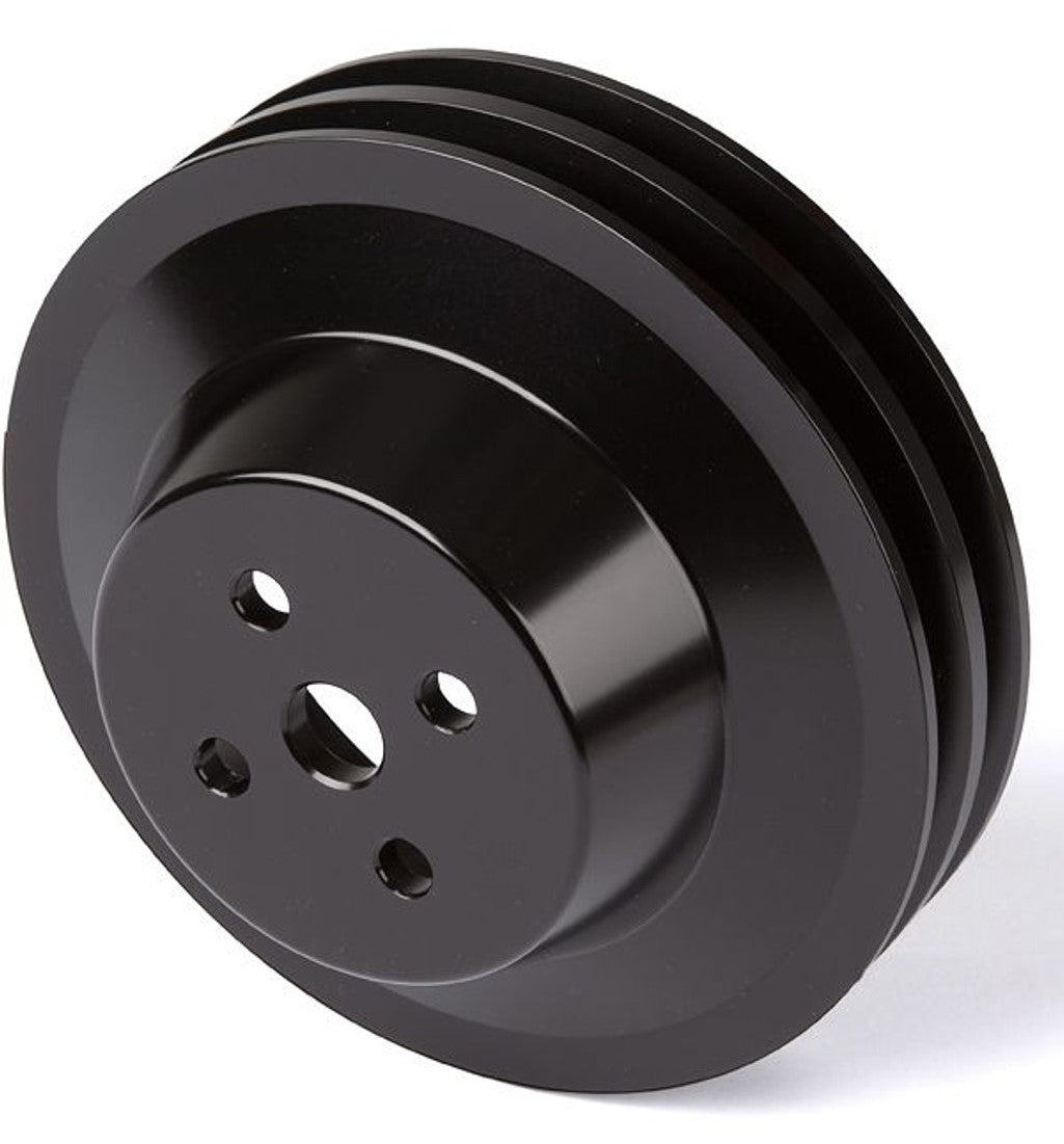Ford FE V-Belt Water Pump Pulley - 2V - Black